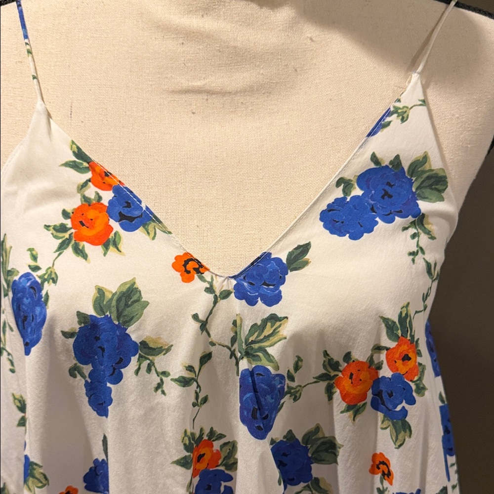 Caroline Constas Laurel Ruffled Floral-Print Cotton-blend Mini Dress - Picture 6 of 10